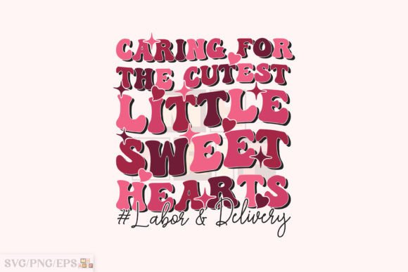 Labor Delive Nurse Valentine SVG PNG