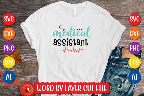 Medical Assistant SVG Design