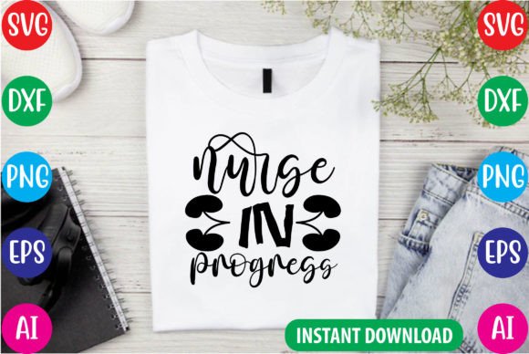 Nurse in Progress SVG File