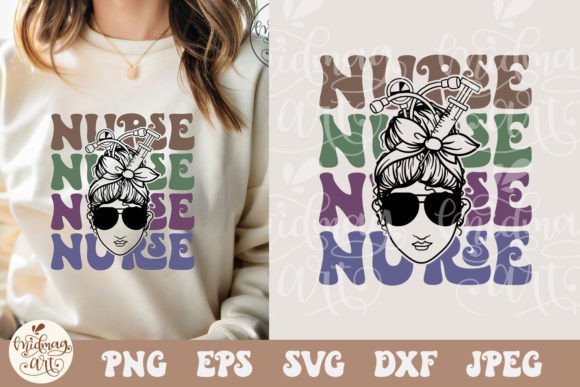Nurse Messy Bun SVG PNG, One Loved Svg