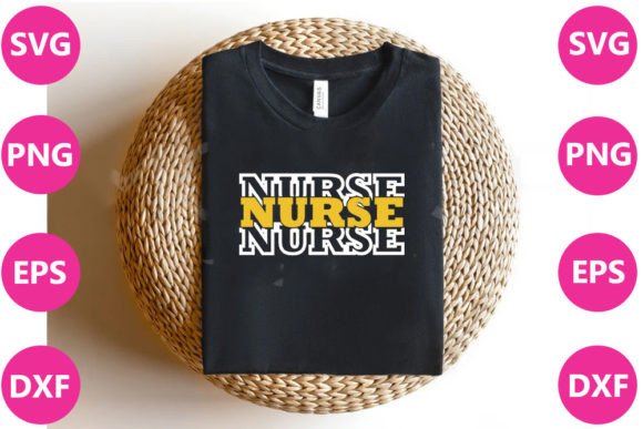 NURSE- Nurse Retro Svg