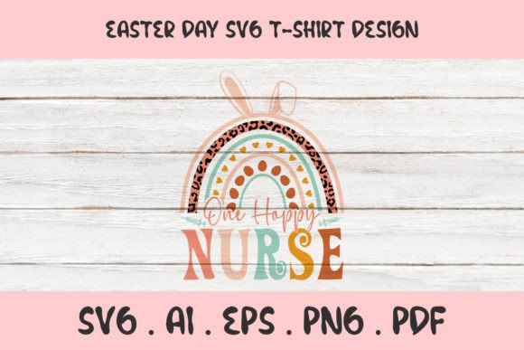 One Hoppy Nurse Easter SVG T-shirt