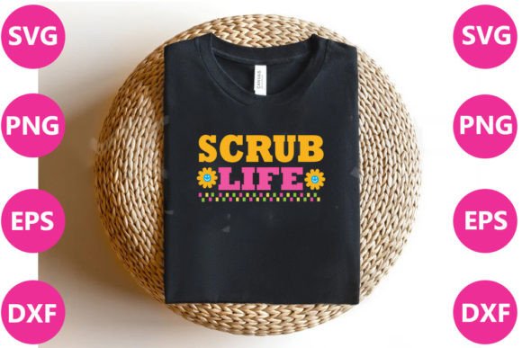 SCRUB LIFE–Nurse Retro SVG