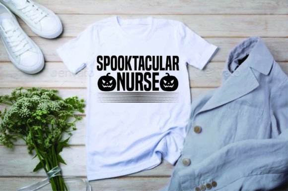 Spooktacular Nurse Halloween SVG Design