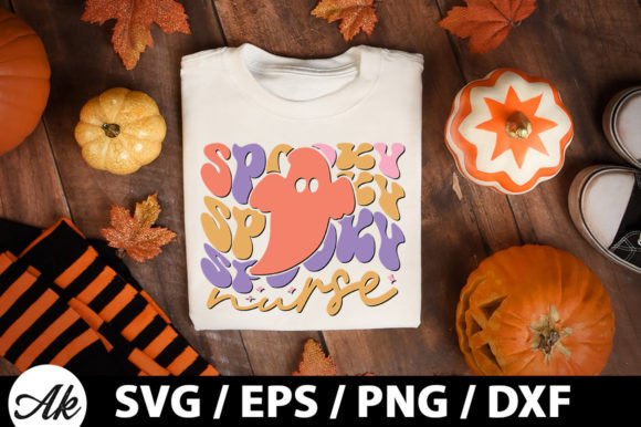 Spooky Nurse Retro SVG